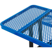 Global Industrial Blue / Industrial / 96 inches x 30 inches x 29.5 inches Picnic Tables