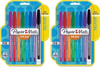 Paper Mate InkJoy 100ST Ballpoint Pens, Medium Point, Assorted Ink, 8 count(pack of 2) (1945932)