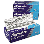 721 Interfolded Aluminum Foil Sheets by Reynolds Wrap – 12" Length x 10.75" Width, Aluminum, Silver, Pack of 3000, Model RFP721