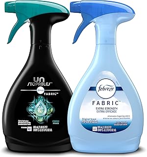 Febreze Fabric Refresher, Odor Eliminator Extra Strength + Unstopables, Fresh Scent, 2 Count