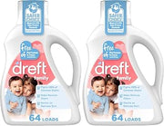Dreft Liquid Laundry Baby Detergent Unscented 92 fl oz 64 loads (Pack of 2)