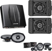 Alpine PXE-C80-88 OPTIM8 8-Channel Hi-Res Digital Sound Processor Amplifier w/ (2) SS-SB10 Subwoofer, R2-S653 & R2-S69 Bundle