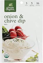 Simply Organic Mix, Onion and Chive Dip, 1 Ounce (Pack of 12)