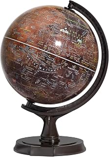 Mapsoft Prime Red Mars Globe, 30cm/12", R-30, Red Planet, Mars Map, Mars Atlas, Mars Poster, Planet Globe