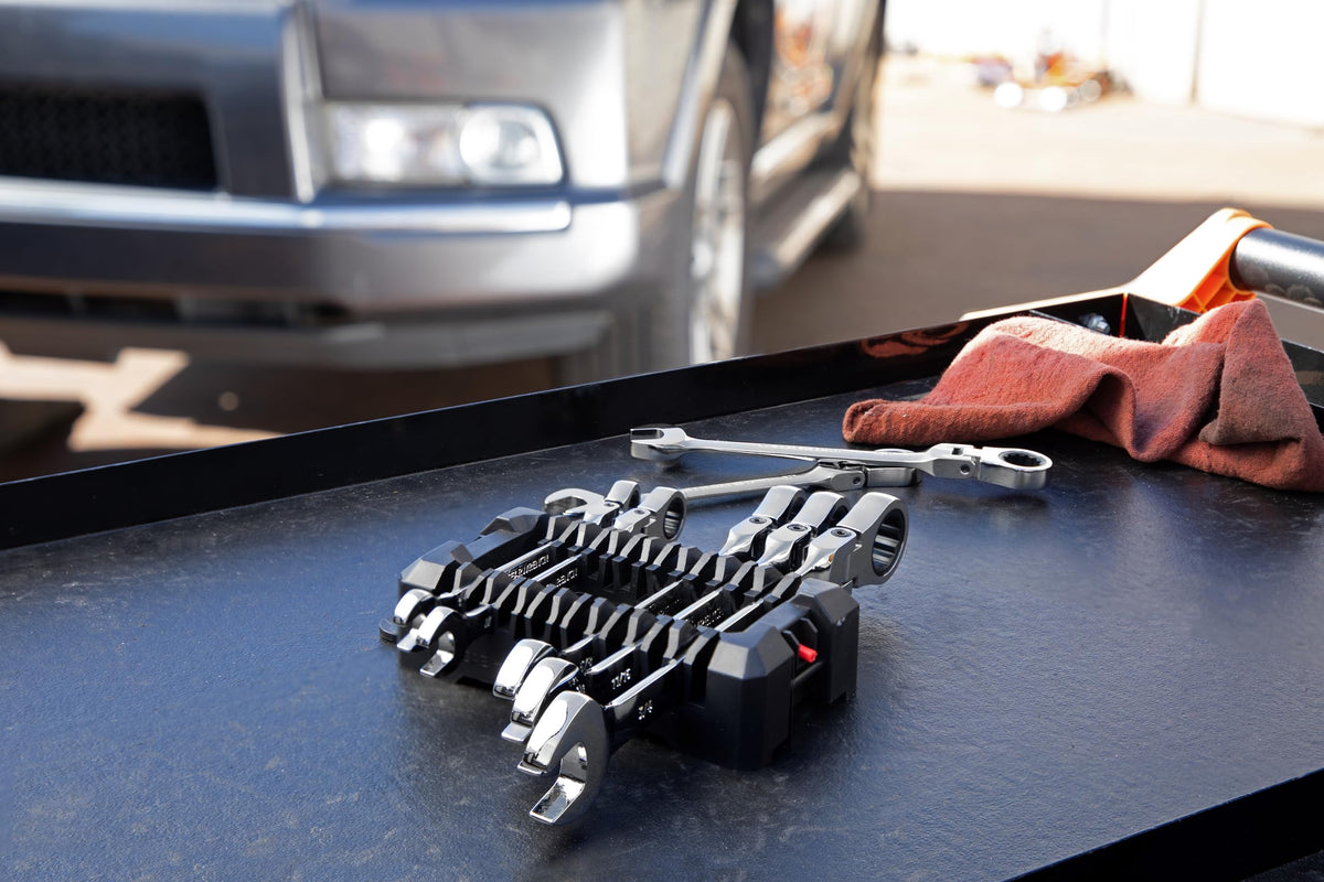 GEARWRENCH 7 Pc / With Tray / SAE Combination Wrenches