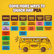 HIPPEAS Groovy White Cheddar / 4 Ounce (Pack of 1) / Basic Puffed Snacks
