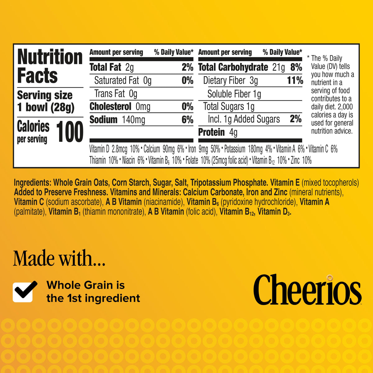 Cereal, Single Serve Foodservice Bowlpak, 96 Ct, 6 lb Case by Cheerios – 96 Ounce (Pack of 1), Black, Model KKPPOA22946
