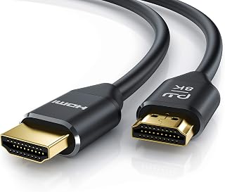 CSL - 8k HDMI Cable 2.1 2 m - 8K @ 60Hz 4K @ 120Hz with DSC - HDMI 2.1 2.0a 2.0b - 3D - High Speed Ethernet - HDTV - UHD II - HDR