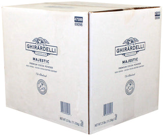 Chocolate Majestic Premium Cocoa Powder | 25 lb. | Baking & Desserts by Ghirardelli – 400 Ounces