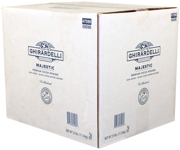 Chocolate Majestic Premium Cocoa Powder | 25 lb. | Baking & Desserts by Ghirardelli – 400 Ounces