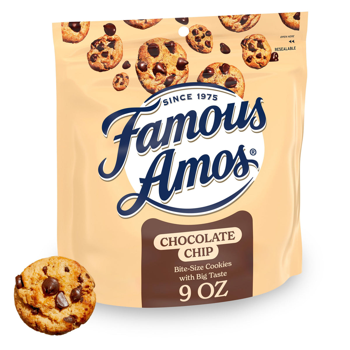 Chocolate Chip Cookies by Famous Amos – 9 Ounce (Pack of 1), Model 00076677057173