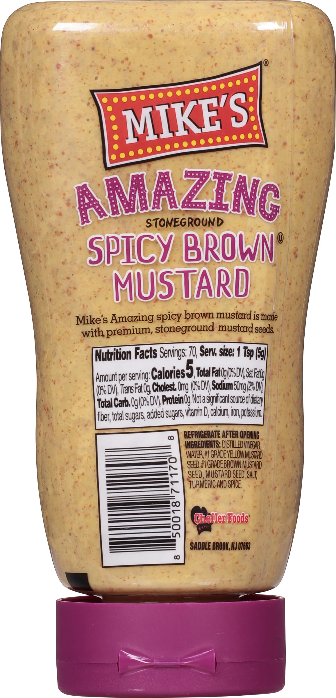 Spicy Brown Mustard by Mike's Amazing – 6.54 x 3.31 x 2.17 inches