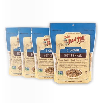 5 Grain Hot Cereal by Bob's Red Mill – 1 Pound (Pack of 4), Model P101105