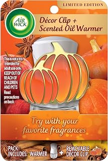 Air Wick Plug in Scented Oil Pumpkin Gadget, Fall Décor, Essential Oils, Air Freshener