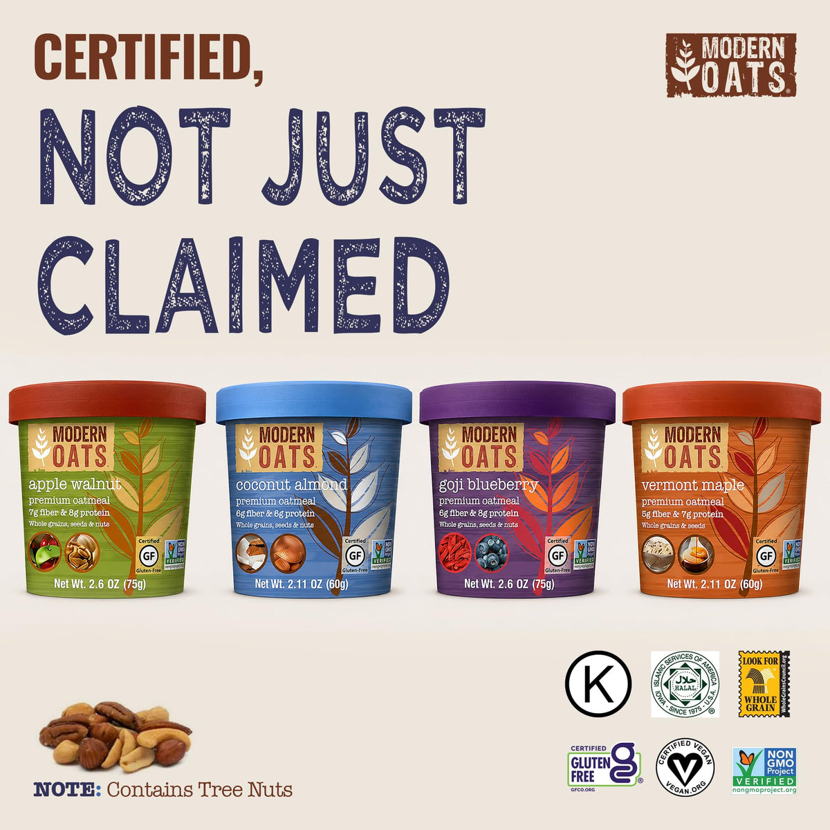 Modern Oats Variety Pack / 31.2 Ounce (Pack of 1) / Blue Breakfast Foods