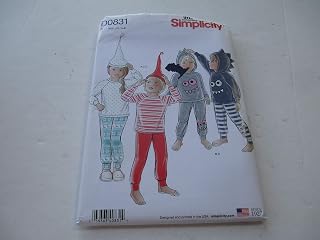 Simplicity D0831 Toddler's/Child's Knit Top, Pants and Hat