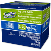 Swiffer® Sweeper Dry Cloth Refills – 10-5/8" x 8", White, 32 Cloths Per Box, Carton of 6 Boxes