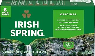 Irish Spring Deodorant Soap Original 3.75 oz (6 Pack)