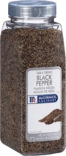 McCormick Culinary Table Grind Black Pepper, 18 oz (Pack of 6)