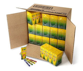 Crayons Bulk by Crayola – 24 Count (Pack of 15), Wax, multicolor, Pack of 15, Model 52-0004