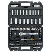 DEWALT NEW 84 Piece Set / STANDARD / Black, Yellow Drive Socket Sets