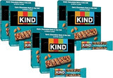 KIND Nut Bars,Dark Chocolate Nuts and Sea Salt,Healthy Snacks,Gluten Free,Low Sugar,6g Protein,24 Count (Pack of 3)