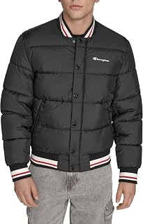 Champion Men's Varsity Bomber Puffer Jacket