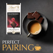 EXCELLENCE Raspberry Dark Chocolate Candy Bar by Lindt – 3.5 Ounce (Pack of 12), Pack of 12