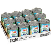 Pineapple Chunks In Syrup by Dole – 20 ounces, Pack of 12