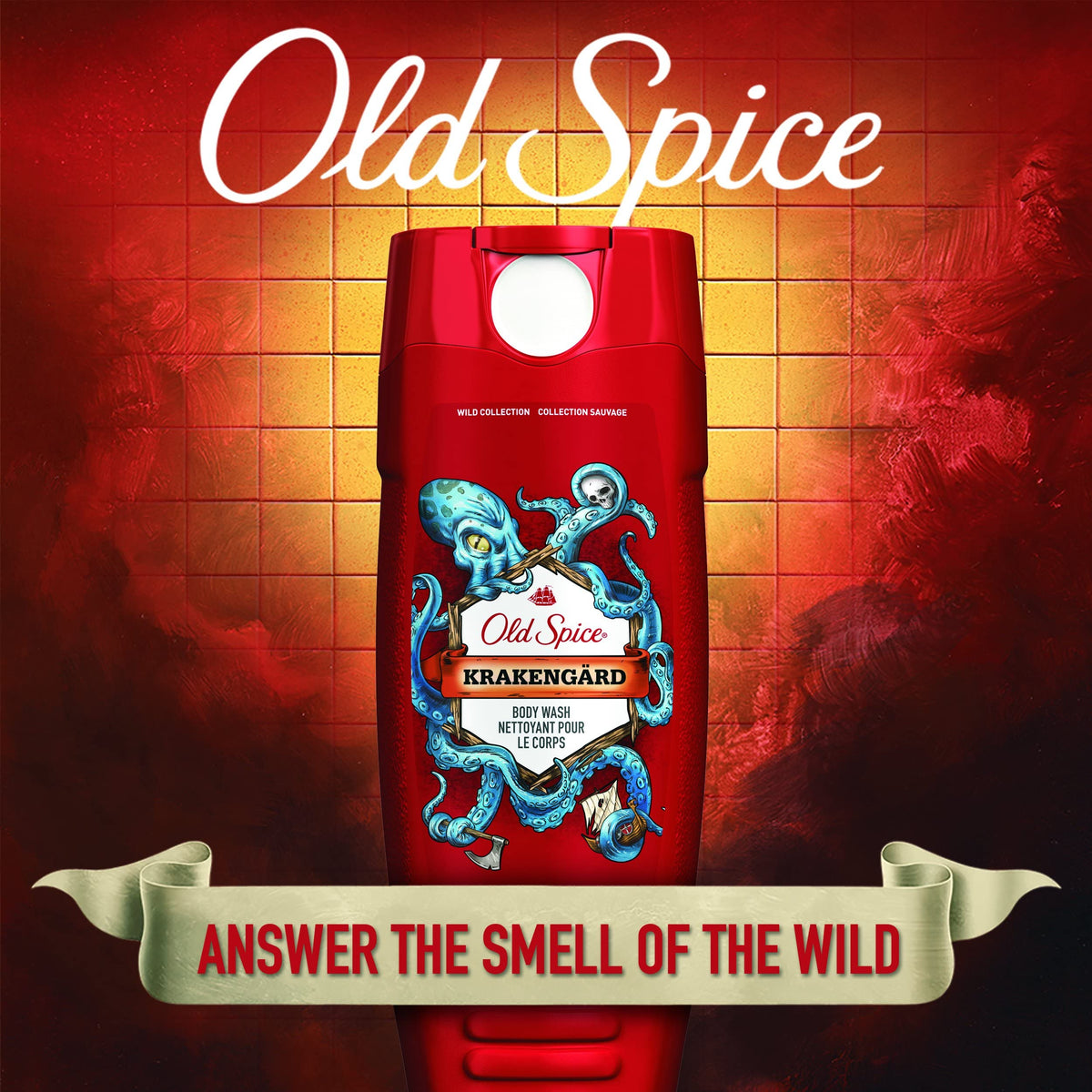 Wild, 16 Fl Oz by Old Spice – 16 Ounce (Pack of 1), red, Model 635766