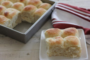 Bread Loaf Pan + Rectangular Cake Pan | Nonstick & Quick Release Coating | Made in USA by USA Pan – 1 Pound, 13 inches, Alloy Steel, Silver