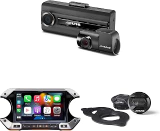 Alpine JL Wrangler i509-WRA-JL, SPV-10TW-WRA and DVR-C310R Bundle