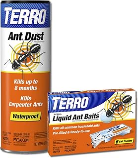 TERRO T600-300 Liquid Ant Bait and Ant Dust