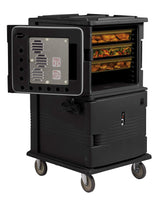 Ultra Camcart with Heated Doors 110V Black Case of by Cambro – Nylon, Black, Model UPCH1600110