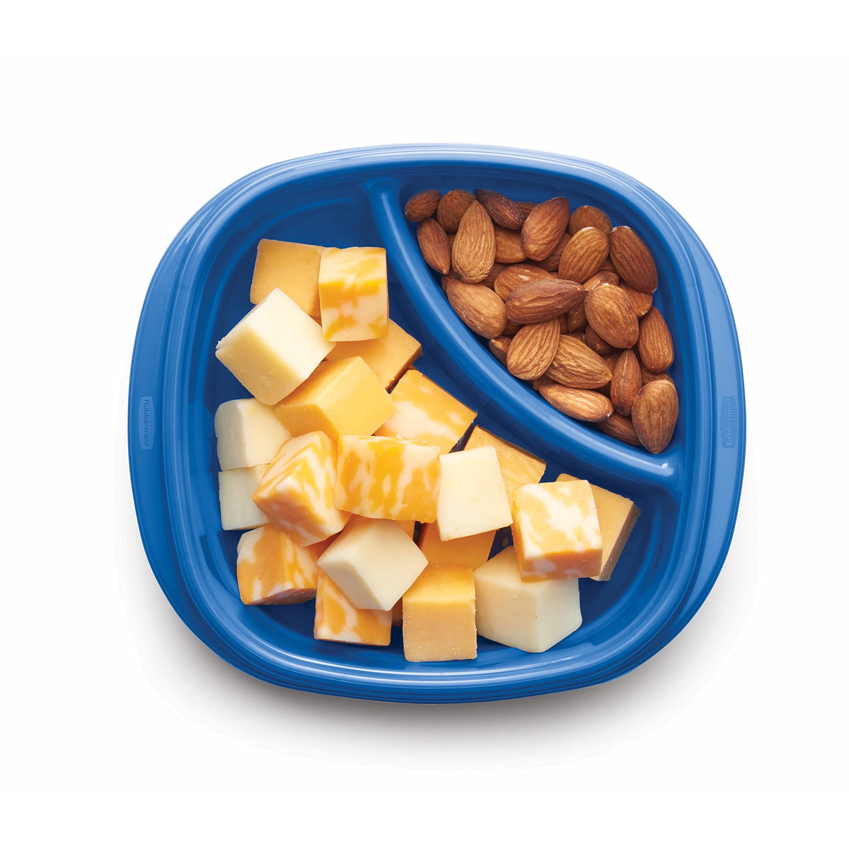 TakeAlongs Snack Food Storage OS 2.35C 3PK with Split by Rubbermaid – 500.0 milliliters, Plastic, Blue, Model 2115745