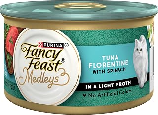 Purina Fancy Feast Medleys Tuna Florentine Cat Food (24 Pack) 3 oz Cans