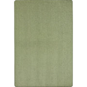 Endurance Solid Colored Area Rug in Color Sage by Joy Carpets – 4' x 6' (Rectangular), Polyester, Sage, Model 80N-11