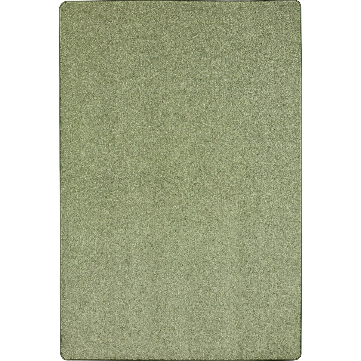 Endurance Solid Colored Area Rug in Color Sage by Joy Carpets – 4' x 6' (Rectangular), Polyester, Sage, Model 80N-11