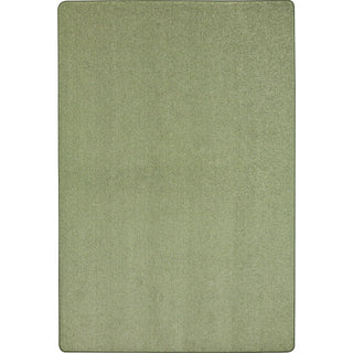 Endurance Solid Colored Area Rug in Color Sage by Joy Carpets – 4' x 6' (Rectangular), Polyester, Sage, Model 80N-11
