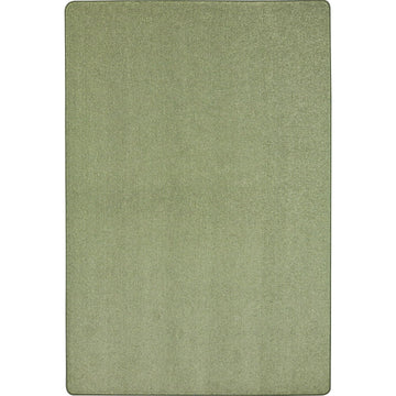 Endurance Solid Colored Area Rug in Color Sage by Joy Carpets – 4' x 6' (Rectangular), Polyester, Sage, Model 80N-11