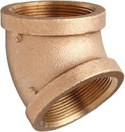 SIAM 1-1/4" Lead Free Brass 45 Degree Elbow, FNPT