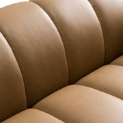 Ekwok - Modern Tan Leather Sofa by Limari Home – Foam, Tan, Model LIM-83356