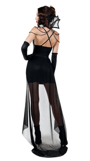 Glamoruous Vamp Womens Costume (Large) by Starline – Large, Polyester, Black, Model S8009-Blck-L