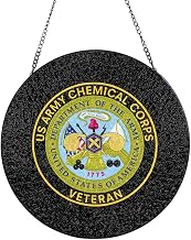 Us Chemical Corps Veteran Glass Sun Catcher2