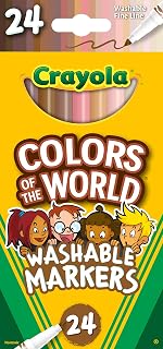 Crayola Colors of the World Markers 24 Count