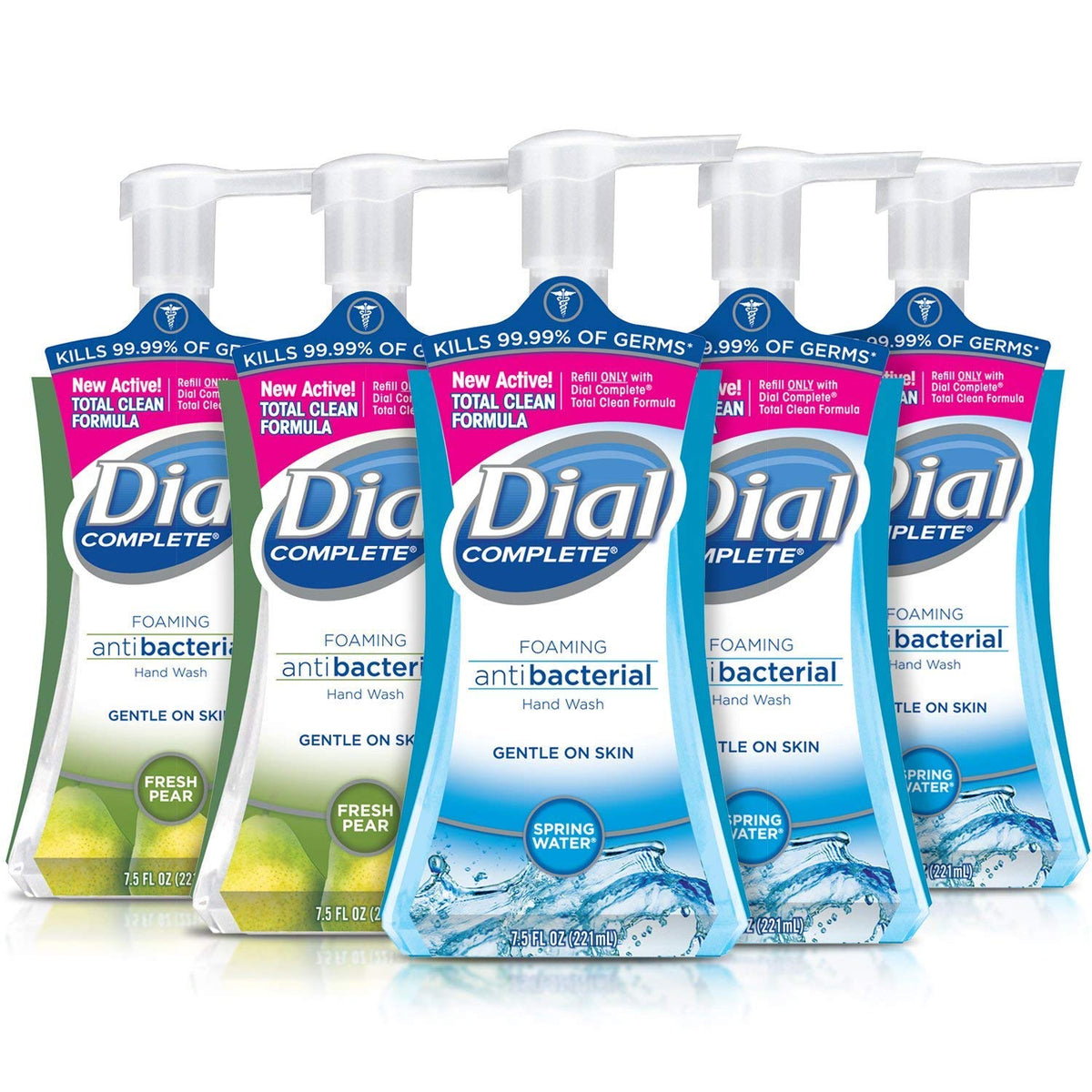 Dial 37.5 Fl Oz (Pack of 1) / Spring Water/Fresh Pear / 1 Hand Wash