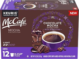 McCafe Mocha Coffee Pods, Chocolate, 4.12 oz Box
