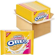 OREO Double Stuf Golden Sandwich Cookies, 12-14.03 oz Packs