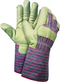 MCR Safety 1933L Industry Leather Palm Gloves, Beige, Large, 1-Pair