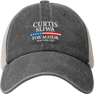 Curtis Sliwa for Mayor New York City Trucker Hat 2026 New York Election Baseball Cap Adjustable